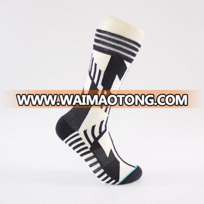 Professional designer make your own logo men mid calf sock