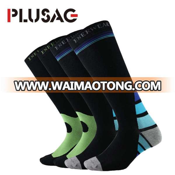 China manufacturer knee high athletic sport graduated football running compression socks for men women varicose veins